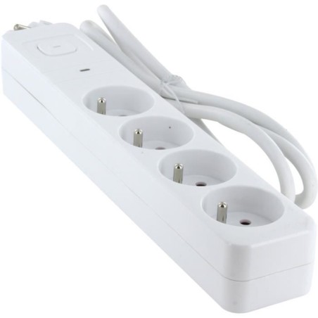 Steckdosenleiste - CHACON - 4 x 16 A - 1,5 m Kabel - Überspannungsschutz