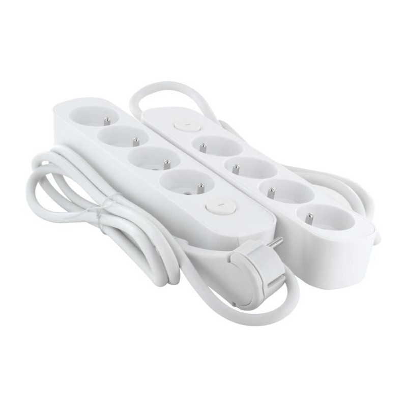 Set mit 2 Steckdosenleisten - CHACON - 4 x 16 A - 1,5 m Kabel