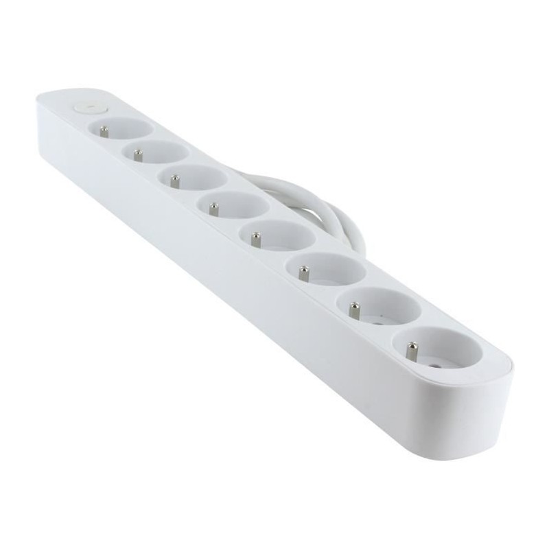 Multiprise - CHACON - 8 x 16 A - Avec interrupteur - Câble 1,5 m