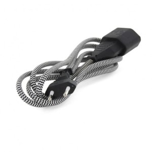 CHACON Black/White Textile extension 6A - 1.5M black -black