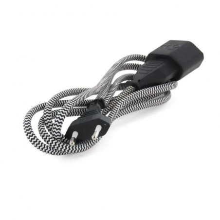 CHACON Black/White Textile extension 6A - 1.5M black -black