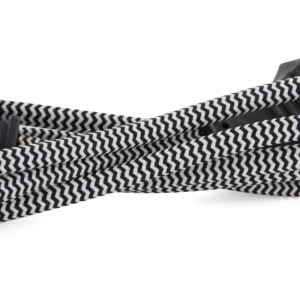 Chacon Black/White Textile Extension 6a - 1,5 m Schwarz -Black