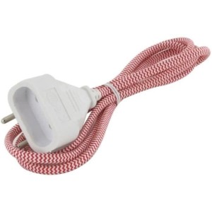 Chacon Red/White Textile Extension 6a - 1,5 m -weiß Füße