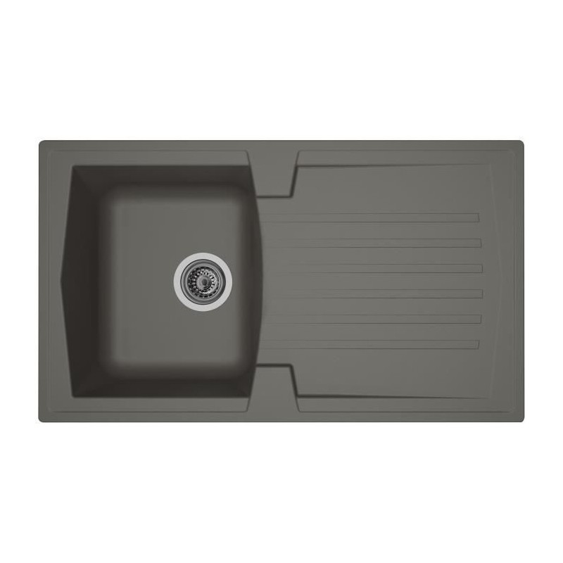 Sink Arena 1 graue Betonschale