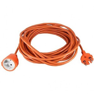 Verlängerungskabel - GENERIC - H05VVF 2x1,5 - 25 m - Orange - Außenbereich