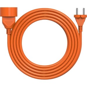 Extension cord - GENERIC - H05VVF 2x1.5 - 25 m - Orange - Outdoor use