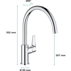 Grohe - Sink monocommande mixer