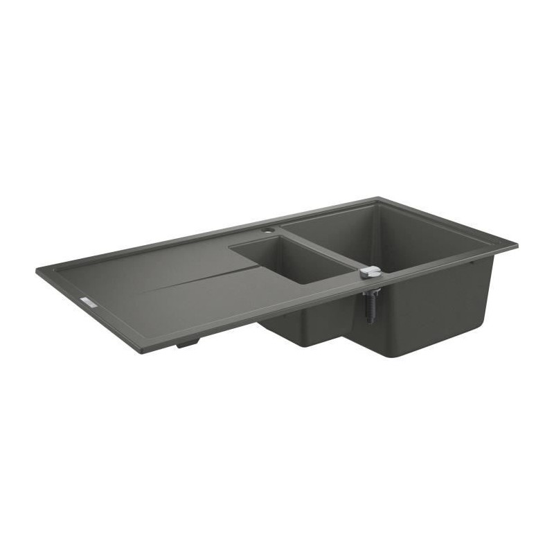 Grohe Composite Waschbecken mit K400 1000 x 500 mm grauer Granit 31642at0 Abflusser