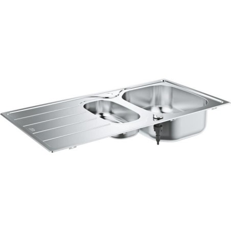 Stainless steel sink - stainless steel - grohe