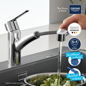 GROHE Einhand-Spültischbatterie - Chrom