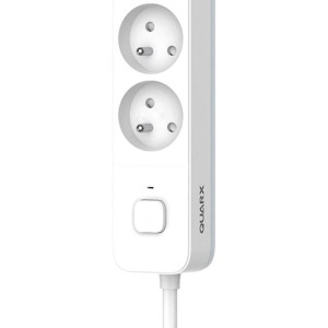 Steckdosenleiste - QUARX - 5 Steckdosen - Mit 3m Kabel, Kinderschutz