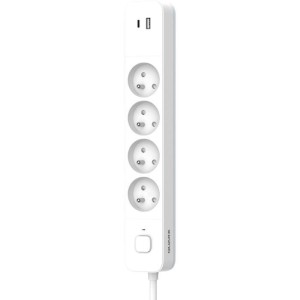 Steckdosenleiste - QUARX - 4 Steckdosen - Mit USB Typ C und USB A, 1,5m Kabel