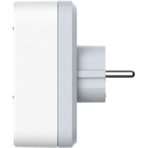 Biplite - QUARX - 2P 16A - Blanc et gris clair, conforme NF