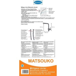 Matsouko Chrom Spültischbatterie