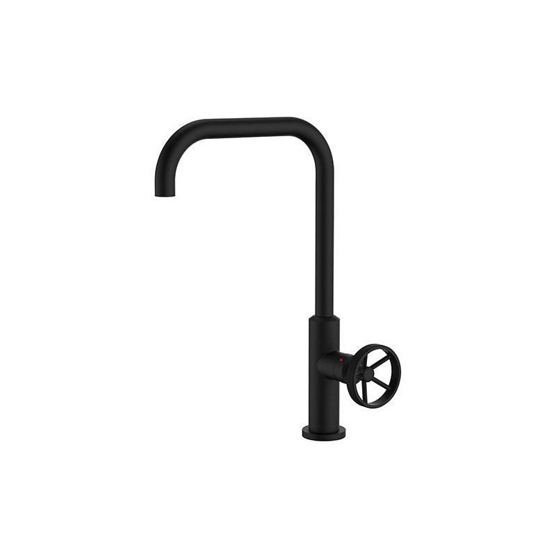 Mobile Mobile Sink Mixer Mobile - Black - 25 mm - Metal Handle Striped decor - Rousseau