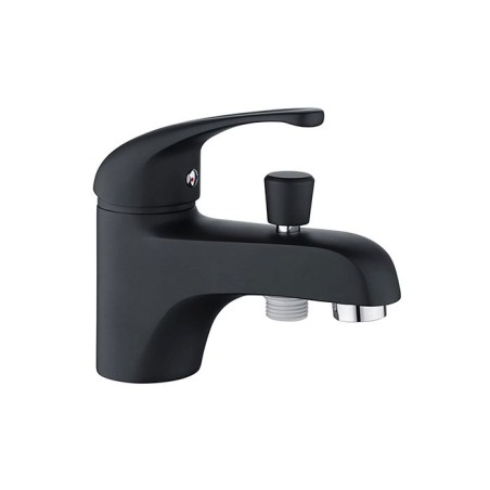 FIRA single-hole black bath shower mixer