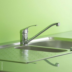 ROUSSEAU Kitchen mixer tap Raeva - Without hand shower - Chrome - NF