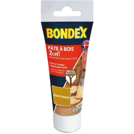 Medium oak wood paste - BONDEX - 420479 - 80 g