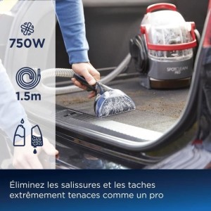 BISSEL Spot Clean Pro 1558N – Tragbarer Wasserreiniger – 3,5-l-Tank – 1,5-m-Schlauch – 6,5-m-Kabel