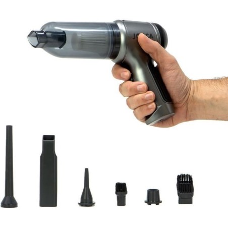Car vacuum cleaner - JOCCA - 2000 mAH - 2 speeds - Grey