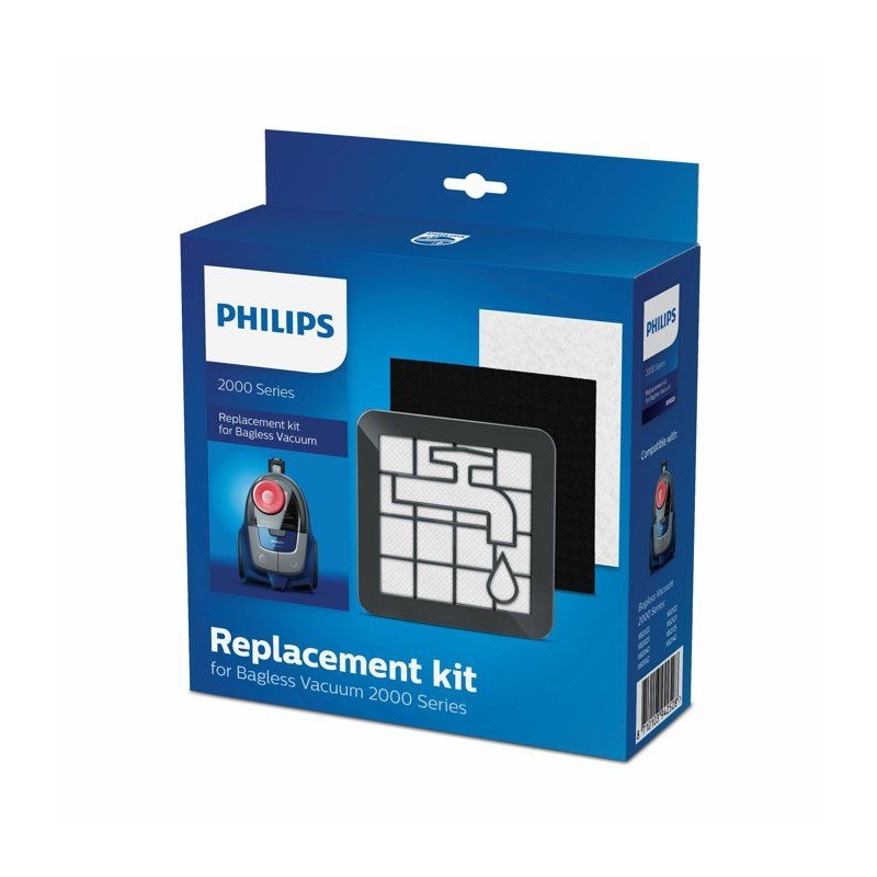 Ersatz-Kit-Filter-Vakuumreiniger Serie 2000 - Philips XV1220 / 01