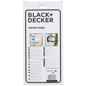 2 patins en microfibre BLACK+DECKER - FSMP20-XJ - Pour balais vapeur - Rectangulaires
