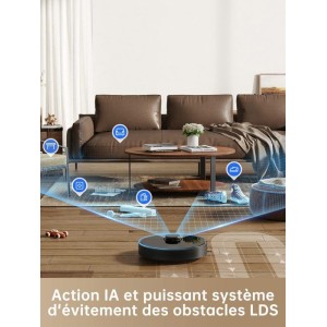 Dreame D10s Pro Robot Vacuum and Washer with Action IA - Autonomy 280 min - Aspiration power: 5000 PA