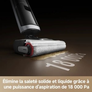 DREAME H14 Dual – Stielstaubsauger und Wischmopp – 18.000 Pa – Nass- und Trockensauger – 5-in-1-Funktion für verschiede