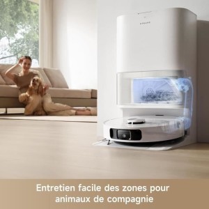 Robot Vacuum Cleaner - DREAME L10s Ultra Gen 2 - 10000 Pa - 300 ml - White