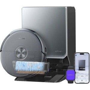 NARWAL FLOW 2 - Robot Aspirateur Laveur - 31 000 Pa - Lavage FlowWash a 60 °C - Technologie CarpetFocus