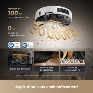 Aspirateur Robot Laveur - DREAME Aqua 10 Ultra Roller Complete - Ne...