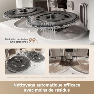 DREAME L10s Ultra Gen3 - Robot Aspirateur Laveur - 25000Pa - Brosse...