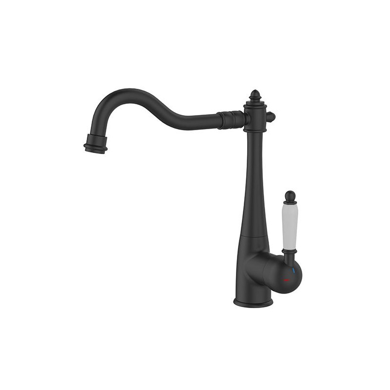 Kitchen mixer tap - EDOUARD ROUSSEAU - RETRO - Black