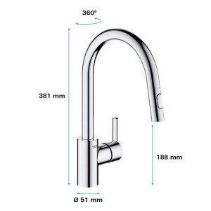 GROHE - Single lever sink mixer