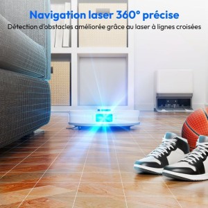 Aspirateur robot laveur - MEDION - MD12039 X55SW+ - 225 min - 10000...