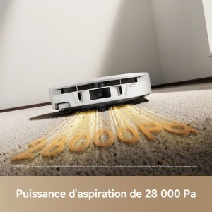 Aspirateur robot laveur - MOVA - S70 Roller - 28 000 Pa - 3,2 L - B...
