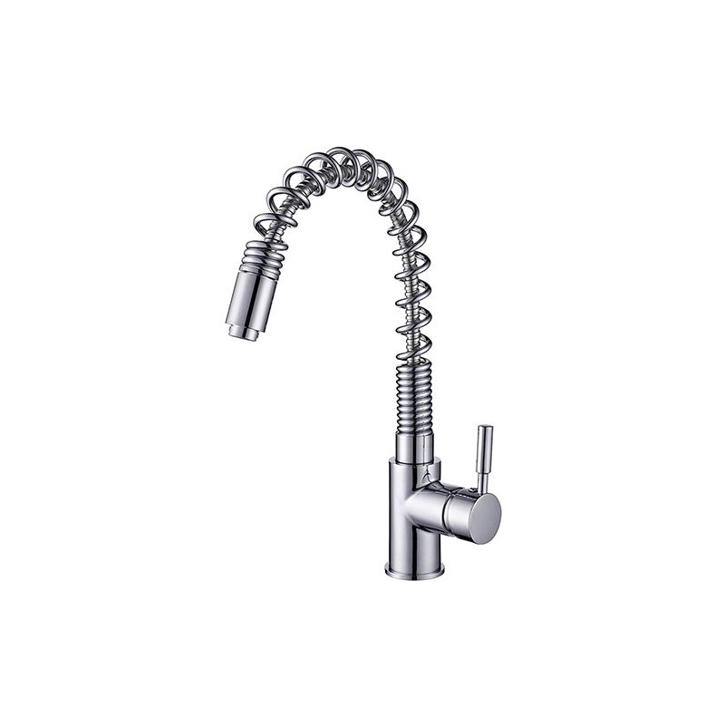 Rousseau Tikiki kitchen mixer - without shower - chrome