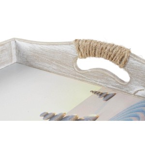 Tablettset DKD Home Decor 40 x 30 x 6 cm Holz MDF (2 Stück) |  Gesc...
