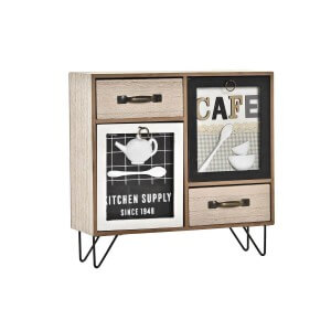 Kücheneinheit DKD Home Decor Braun Schwarz grün 30 x 10 x 29 cm Küc...