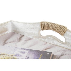 Tablettset DKD Home Decor Bunt 40 x 30 x 6 cm Holz MDF (2 Stück) | ...