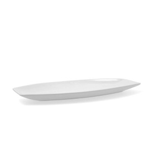 Kochschüssel Quid Gastro aus Keramik Weiß (40 x 17,5 x 3,5 cm) (Pac...