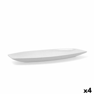 Kochschüssel Quid Gastro aus Keramik Weiß (40 x 17,5 x 3,5 cm) (Pac...