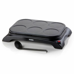 Crêpes-Maker DOMO DO8709P Schwarz |  Crêpe-Eisen und Waffeleisen   ...