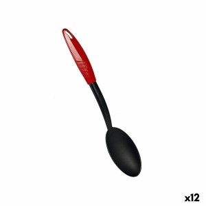 Löffel Rot Schwarz Nylon (3 x 32,5 x 7 cm) (12 Stück) |  Messer und...