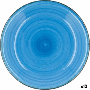 Suppenteller Quid Vita Blau aus Keramik (ø 21,5 cm) (12 Stück) |  G...