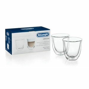 Satz von 2 Kaffeetassen De'Longhi 5513214601 Durchsichtig 2 Stücke ...