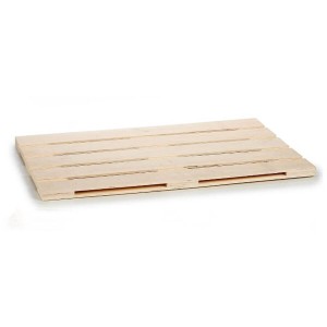 Tablett für Snacks Braun Holz 40 x 2 x 60 cm (12 Stück) |  Geschirr...
