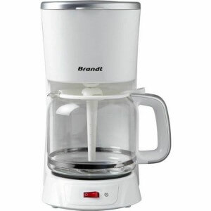 Filterkaffeemaschine Brandt CAF1318S Weiß 1000 W 1100 W |  Kaffeema...
