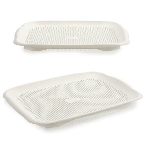 Abtropfer Weiß Kunststoff 27 x 3 x 36,3 cm (24 Stück) |  Weiteres Z...