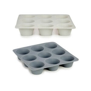 Muffinform Kinvara HH421 Hellgrau Dunkelgrau 22 x 3 x 22 cm Muffins...